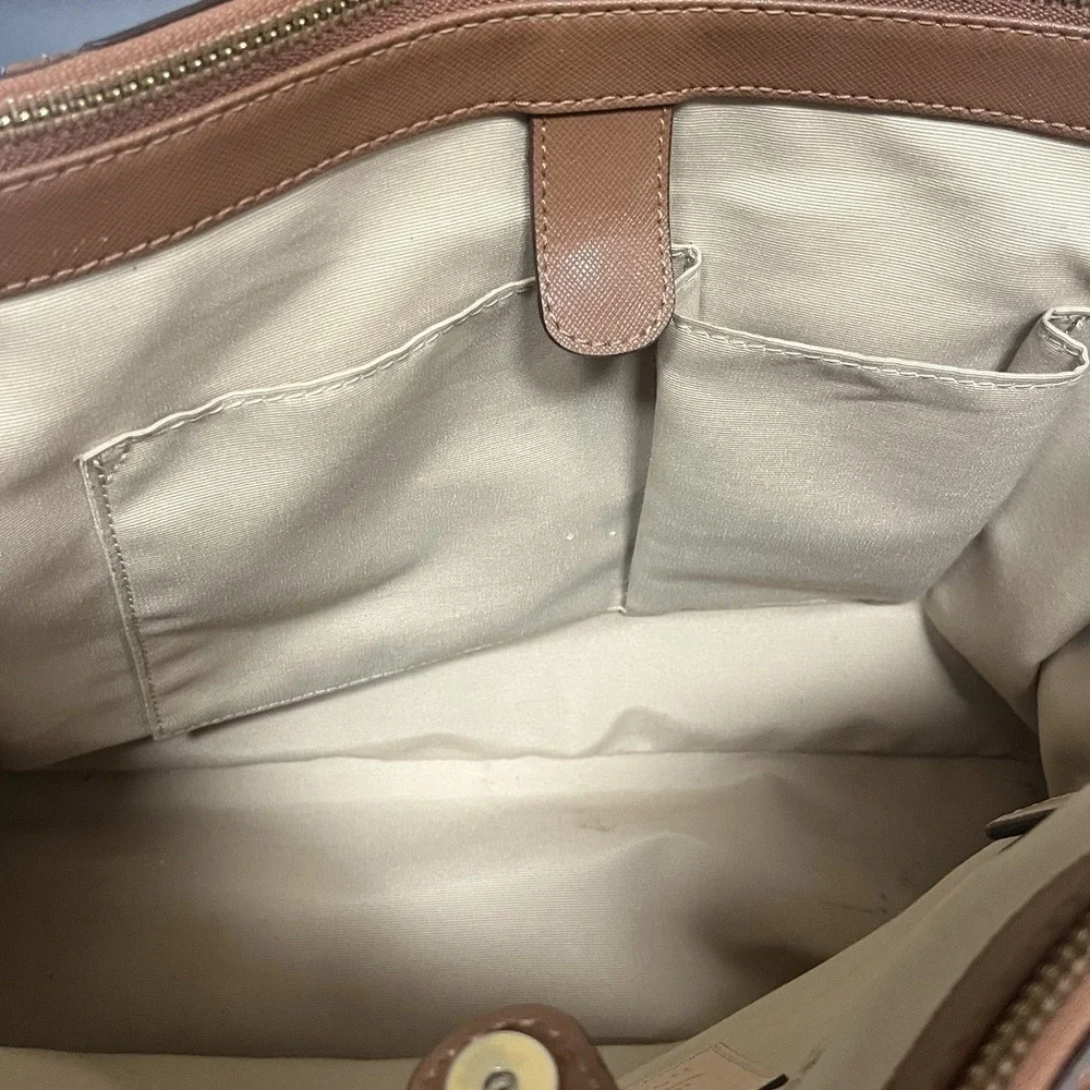 Coach Peyton Jordan Double Zip Carryall Handbag Tote 13